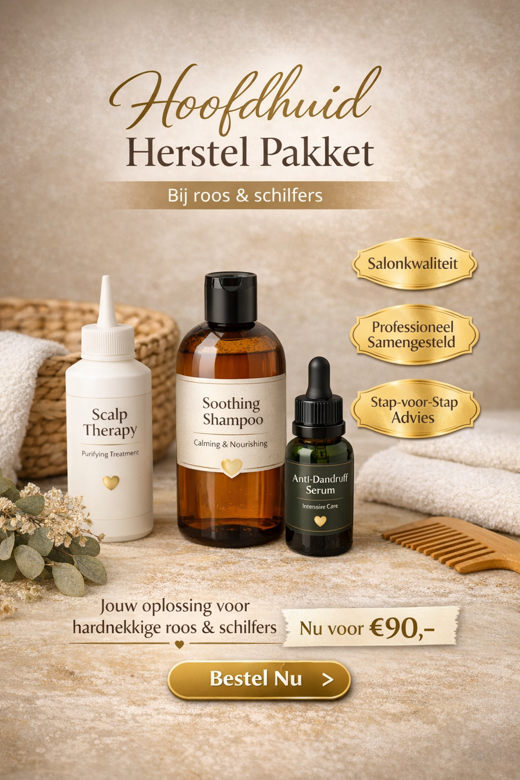 Hoofdhuid Herstel Pakket